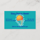 Snoカラフル Cone 名刺 (裏面)