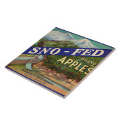 Sno食べ物を与えられたAppleの木枠のラベル タイル (側面)