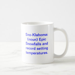 Sno-Klahoma: (名詞)叙事詩の降雪および記録s… コーヒーマグカップ