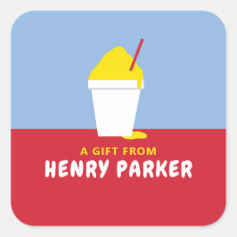 SNOBALL （赤） スクエアシール