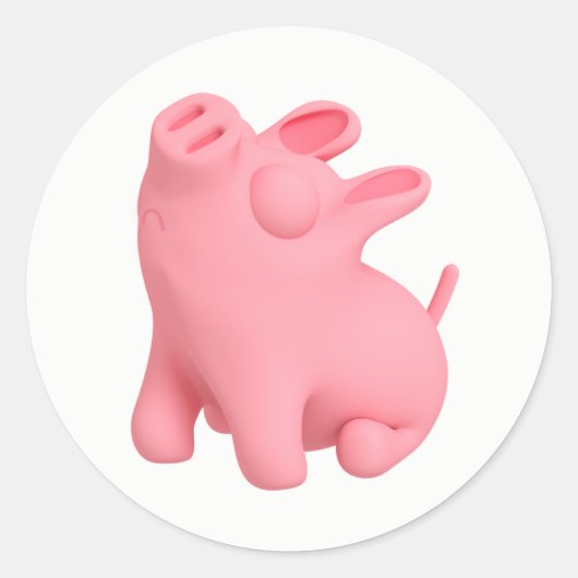 Snobby Rosa ラウンドシール (正面)