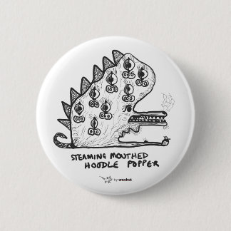 Snodのラット: 言われたHoodle Popperを蒸気を発すること 缶バッジ