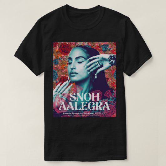 Snoh Aalegra  (2) Tシャツ (デザイン正面)