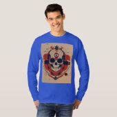 SNOKXINKアヴァンギャルドタトゥースタジオ長袖シ Tシャツ (正面フル)