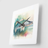 Snook 100924AREF118 - Watercolor スクエア壁時計 (傾斜)