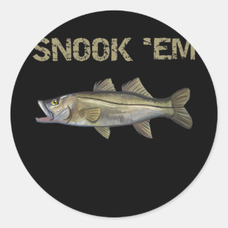 Snook 'Em Snook魚釣り共通Snook ラウンドシール