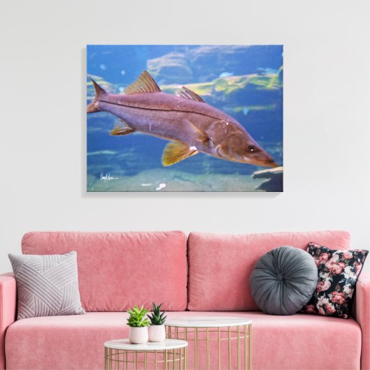 Snook Fish Canvas Print キャンバスプリント (インサイチュ (リビング))