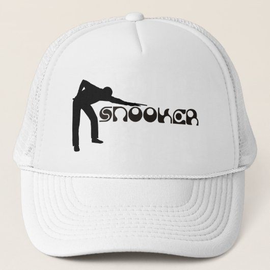 SNOOKERモダンフォント+アイディア キャップ (正面)