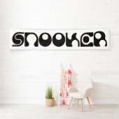 SNOOKERモダンフォント+アイディア 横断幕 (インサイチュ)