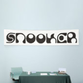 SNOOKERモダンフォント+アイディア 横断幕 (トレードショー)