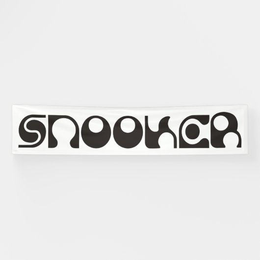 SNOOKERモダンフォント+アイディア 横断幕 (横)