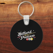 Snooker Game Billiard Princess Pool Players Billia キーホルダー (正面)