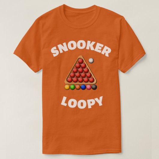 Snooker Loopy Tシャツ (デザイン正面)