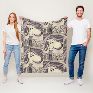 #SNOOPY高#JOECOOL フリースブランケット