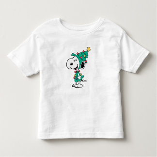 snoopy christmas trees トドラーTシャツ