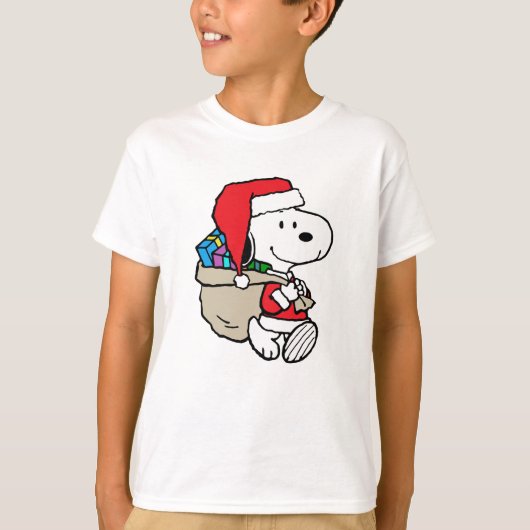 snoopy claus tシャツ (正面)