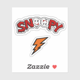 SnOOpY Motorcycle Sticker シール