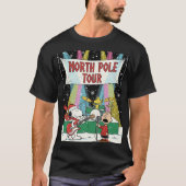 Snoopy North Pole Guitarist  Tシャツ (正面)
