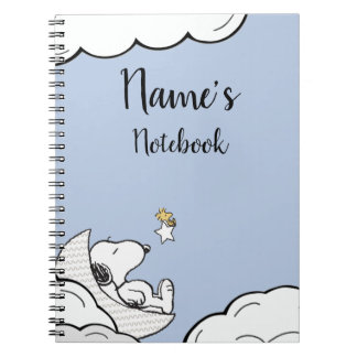 Snoopy Note Book Name Title ノートブック