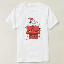 snoopy sleeping on winter tシャツ