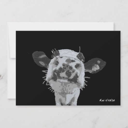 Snoot Boop, Animal 招待状 (正面)