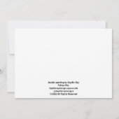 Snoot Boop, Animal 招待状 (裏面)