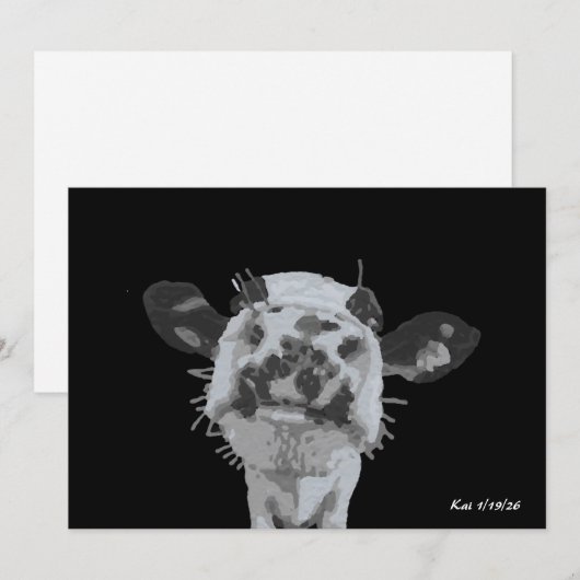 Snoot Boop, Animal 招待状 (正面/裏面)