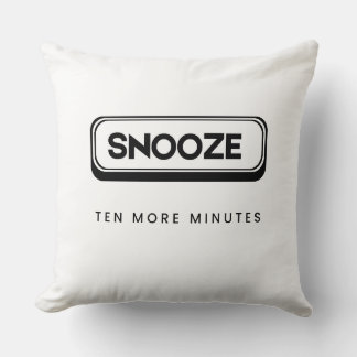 Snooze | ちょっとだけもう寝るね スロー枕 クッション