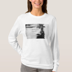 Snoqualmieの滝およびロッジ、ワシントン州Photograp Tシャツ