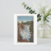 Snoqualmie滝, WA – トップの滝の表示 ポストカード (スタンド正面)