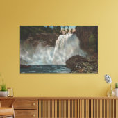 Snoqualmie滝, WA – 下部の滝の表示 キャンバスプリント (インサイチュ (リビング))