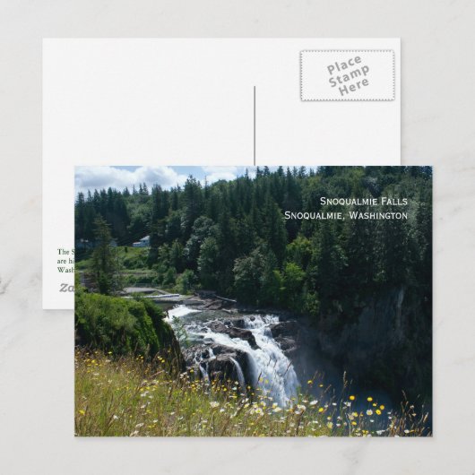 Snoqualmie秋はがき ポストカード (正面/裏面)