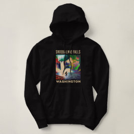 Snoqualmie Fallsワシントンシャツサスカッチ パーカ