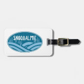 Snoqualmie Washington Outdoors ラゲッジタグ (正面横)