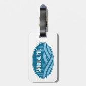 Snoqualmie Washington Outdoors ラゲッジタグ (裏面縦)