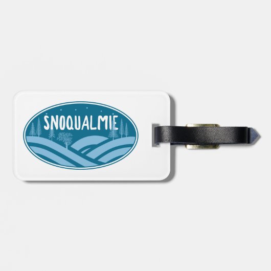 Snoqualmie Washington Outdoors ラゲッジタグ (裏面横)