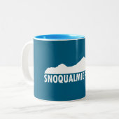 Snoqualmie Washington Please ツートーンマグカップ (正面左)