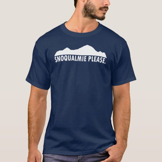 Snoqualmie Washington Please Tシャツ (正面)