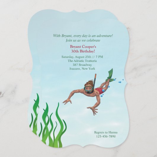 Snorkelerの招待状 招待状 (正面/裏面)