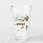 Snorkeling タンブラーグラス (裏面)