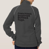 SNORT Helveticaジップアップ Tシャツ (裏面)