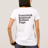 SNORT Helveticaジップアップ Tシャツ (裏面)