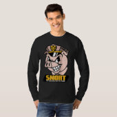 Snort Intrusion Detection Pig Cybersecurity Securi Tシャツ (正面フル)