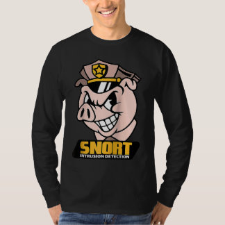 Snort Intrusion Detection Pig Cybersecurity Securi Tシャツ