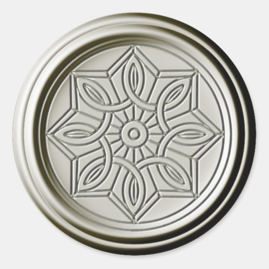 Snostarステッカー ラウンドシール (正面)