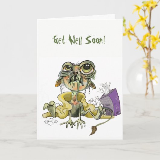 Snot GoblinがWell Cardを取得 カード (黄色い花)