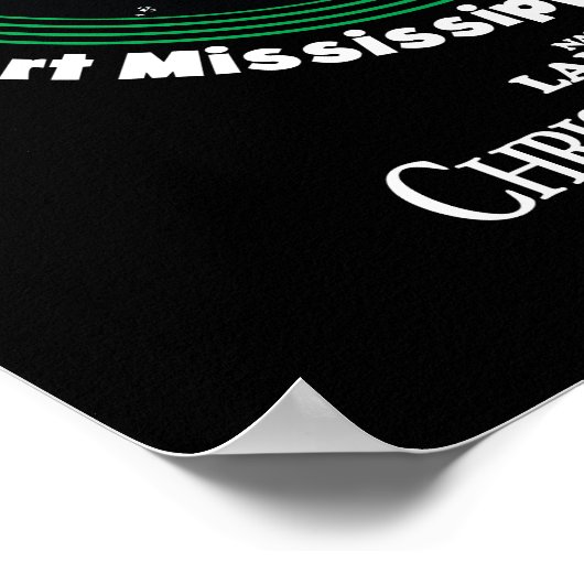 Snots Part Mississippi Leg Hound ポスター (角)