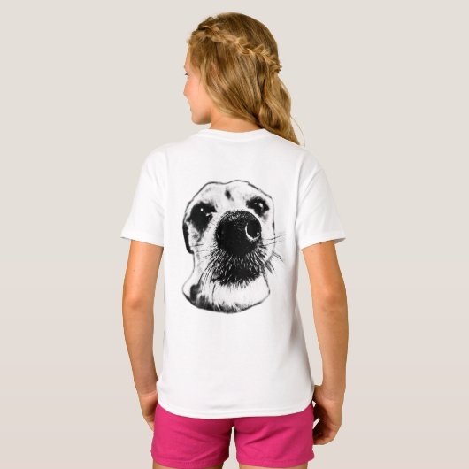  Snout First Terrier T-Shirt Tシャツ (裏面フル)