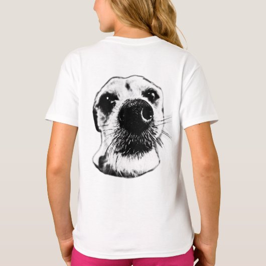  Snout First Terrier T-Shirt Tシャツ (裏面)