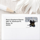 Snowのスコットランド ラベル (インサイチュ)